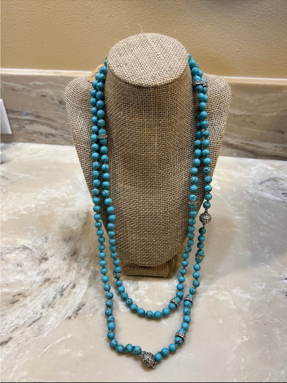 Chloe + Isabel ~Turquoise Beaded Layered Necklace